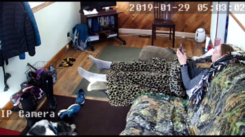 Pajera captada por cámara de seguridad