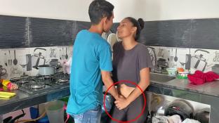 Sexo en la cocina con su prima que tanto deseaba