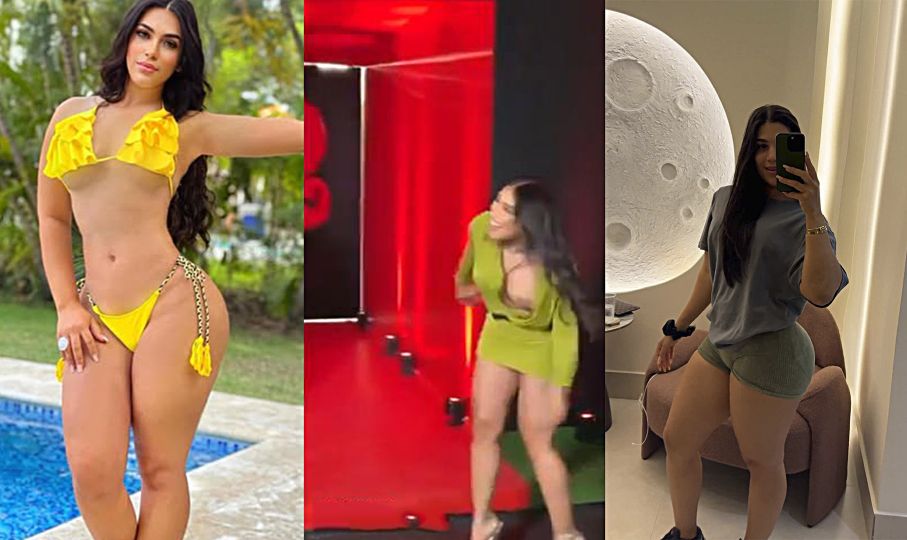 Dianabel Gomez por descuido nos muestra una de sus ENORMES TETAS